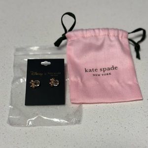 KATE ♠️ SPADE DISNEY MINNIE STUDS EARRINGS NEW IN BAG